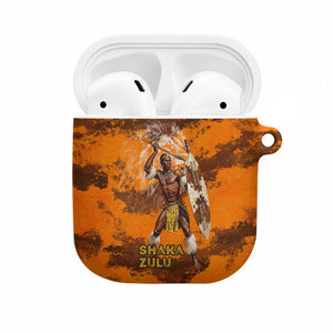Shaka Zulu AirPods Case Warrior Fiery Roaring Lion - Never Retreat Never Surrender African Strength and Courage - African Pride