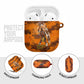 Shaka Zulu AirPods Case Warrior Fiery Roaring Lion - Never Retreat Never Surrender African Strength and Courage - African Pride