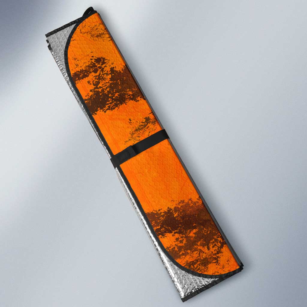 Shaka Zulu Auto Sun Shade Warrior Fiery Roaring Lion - Never Retreat Never Surrender African Strength and Courage - African Pride