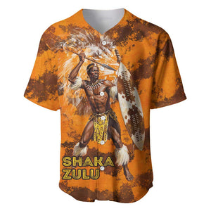 Shaka Zulu Baseball Jersey Warrior Fiery Roaring Lion - Never Retreat Never Surrender African Strength and Courage - African Pride