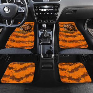 Shaka Zulu Car Mats Warrior Fiery Roaring Lion - Never Retreat Never Surrender African Strength and Courage - African Pride