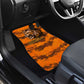 Shaka Zulu Car Mats Warrior Fiery Roaring Lion - Never Retreat Never Surrender African Strength and Courage - African Pride