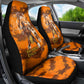 Shaka Zulu Car Seat Cover Warrior Fiery Roaring Lion - Never Retreat Never Surrender African Strength and Courage - African Pride