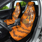 Shaka Zulu Car Seat Cover Warrior Fiery Roaring Lion - Never Retreat Never Surrender African Strength and Courage - African Pride
