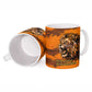 Shaka Zulu Ceramic Mug Warrior Fiery Roaring Lion - Never Retreat Never Surrender African Strength and Courage - African Pride