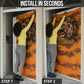 Shaka Zulu Door Cover Warrior Fiery Roaring Lion - Never Retreat Never Surrender African Strength and Courage - African Pride