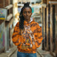 Shaka Zulu Hoodie Warrior Fiery Roaring Lion - Never Retreat Never Surrender African Strength and Courage - African Pride