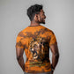 Shaka Zulu T shirt Warrior Fiery Roaring Lion - Never Retreat Never Surrender African Strength and Courage - African Pride