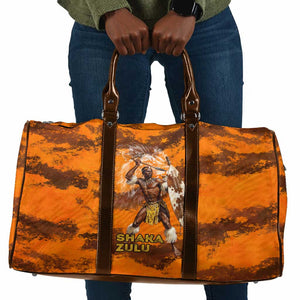 Shaka Zulu Travel Bag Warrior Fiery Roaring Lion - Never Retreat Never Surrender African Strength and Courage - African Pride