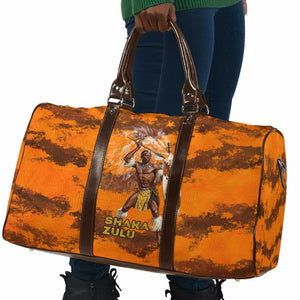 Shaka Zulu Travel Bag Warrior Fiery Roaring Lion - Never Retreat Never Surrender African Strength and Courage - African Pride