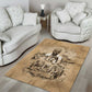 Mansa Musa Area Rug Sepia Map Historic Pilgrimage Empire Expedition 1324 African Royalty Legacy - African Pride