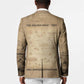 Mansa Musa Blazer Sepia Map Historic Pilgrimage Empire Expedition 1324 African Royalty Legacy - African Pride
