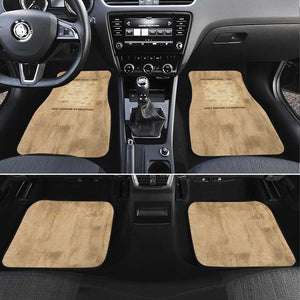 Mansa Musa Car Mats Sepia Map Historic Pilgrimage Empire Expedition 1324 African Royalty Legacy - African Pride
