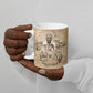 Mansa Musa Ceramic Mug Sepia Map Historic Pilgrimage Empire Expedition 1324 African Royalty Legacy - African Pride