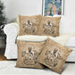 Mansa Musa Pillow Cover Sepia Map Historic Pilgrimage Empire Expedition 1324 African Royalty Legacy - African Pride