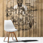 Mansa Musa Window Curtain Sepia Map Historic Pilgrimage Empire Expedition 1324 African Royalty Legacy - African Pride
