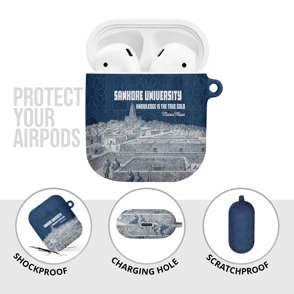 Mansa Musa Sankore University AirPods Case Knowledge is the True Gold - African Scholarly Legacy - African Pride