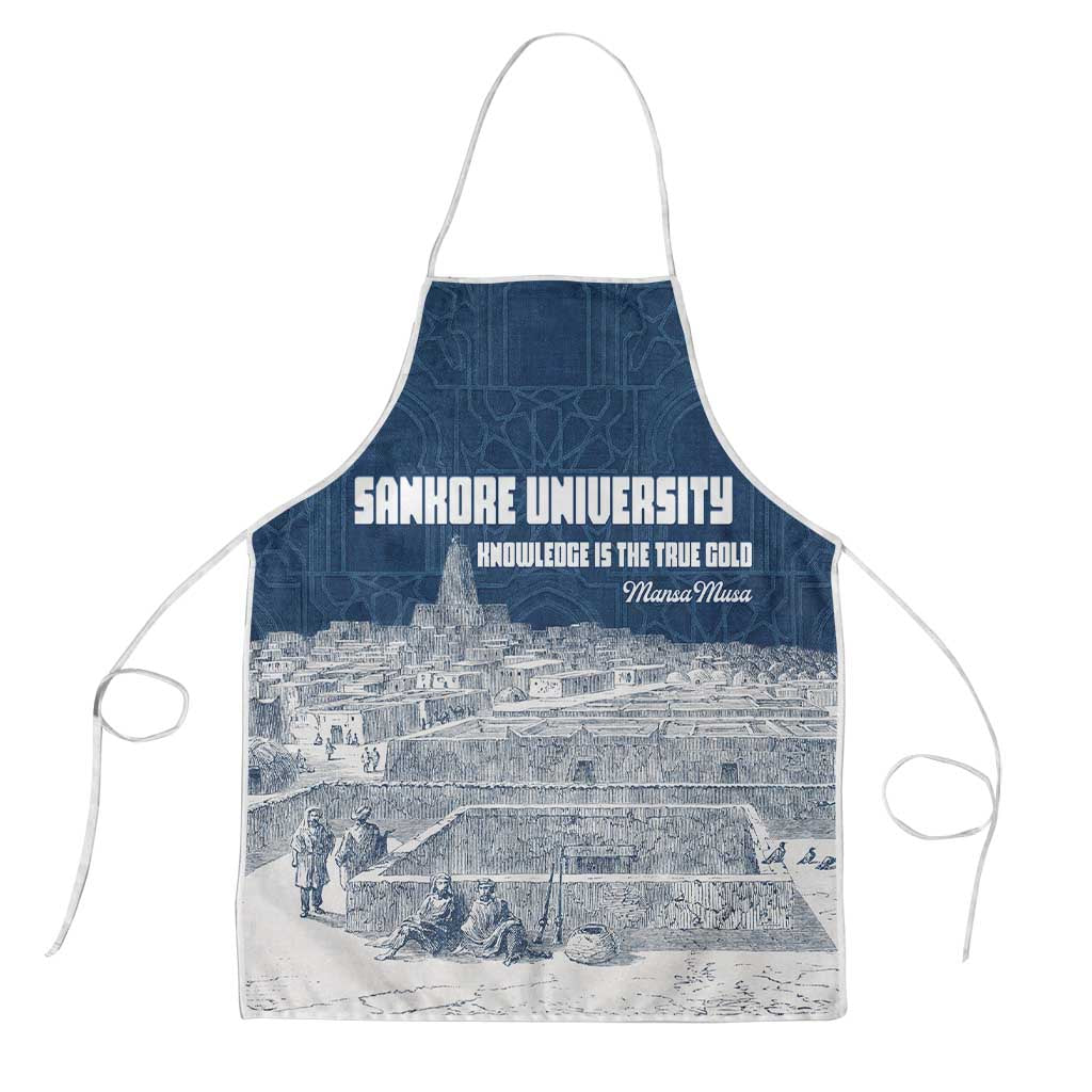 Mansa Musa Sankore University Apron Knowledge is the True Gold - African Scholarly Legacy - African Pride