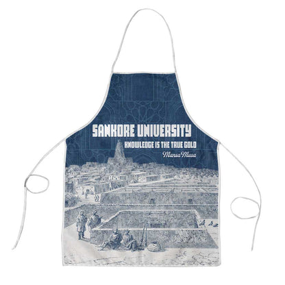 Mansa Musa Sankore University Apron Knowledge is the True Gold - African Scholarly Legacy - African Pride