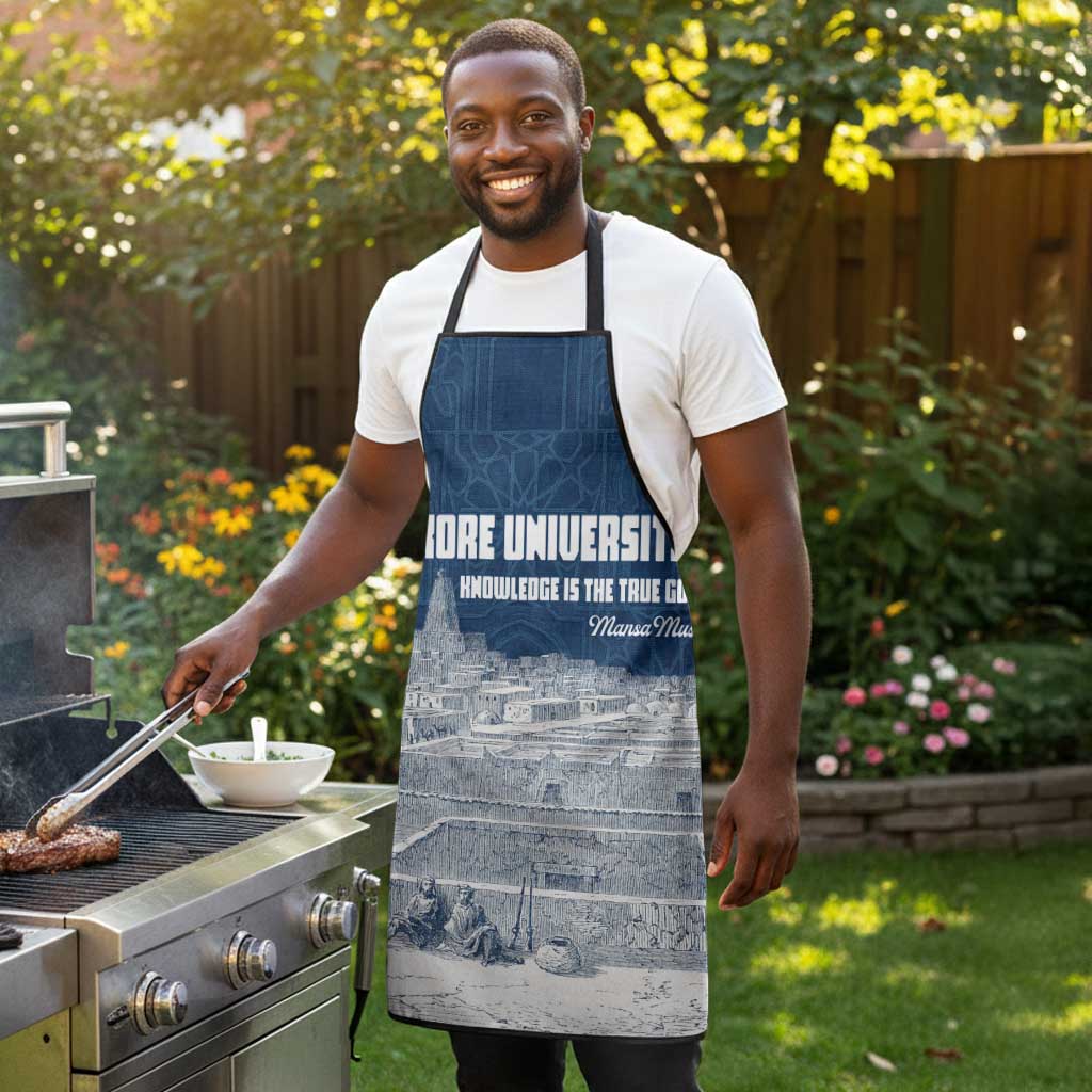 Mansa Musa Sankore University Apron Knowledge is the True Gold - African Scholarly Legacy - African Pride