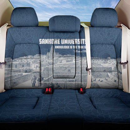 Mansa Musa Sankore University Back Car Seat Cover Knowledge is the True Gold - African Scholarly Legacy - African Pride