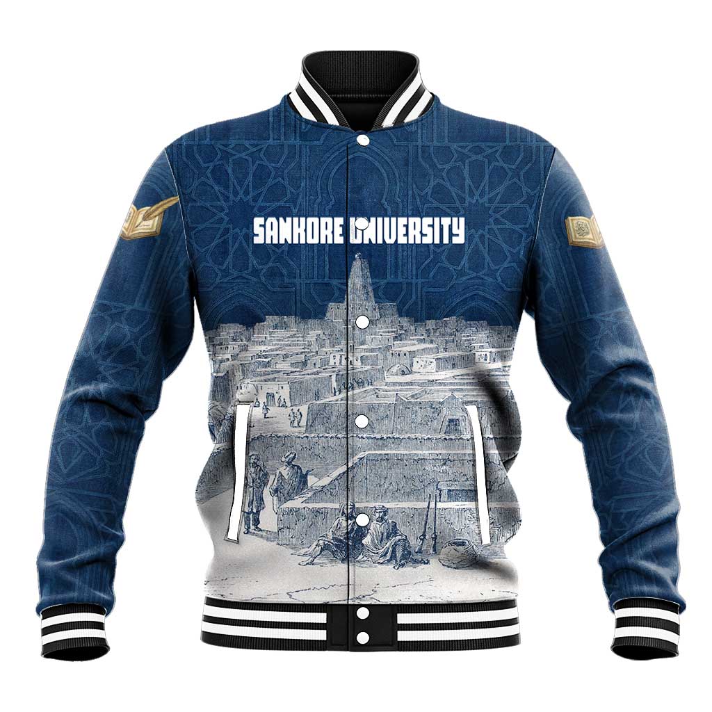 Mansa Musa Sankore University Baseball Jacket Knowledge is the True Gold - African Scholarly Legacy - African Pride