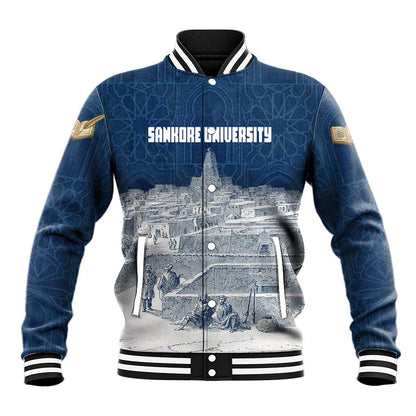 Mansa Musa Sankore University Baseball Jacket Knowledge is the True Gold - African Scholarly Legacy - African Pride