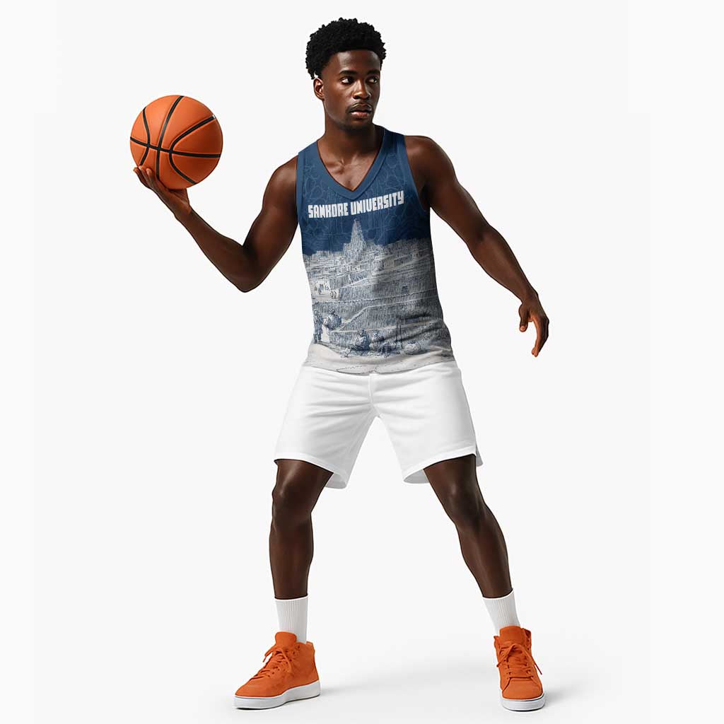 Mansa Musa Sankore University Basketball Jersey Knowledge is the True Gold - African Scholarly Legacy - African Pride