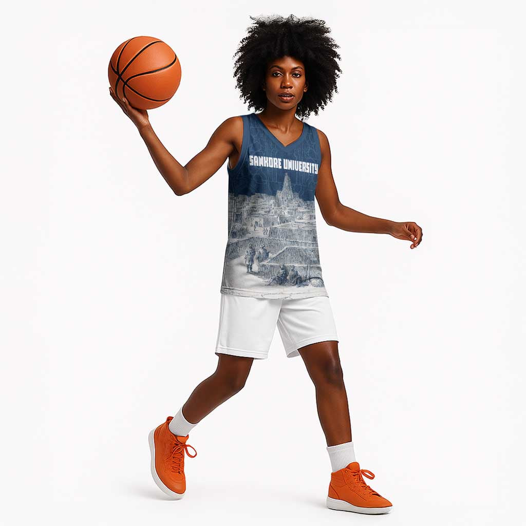 Mansa Musa Sankore University Basketball Jersey Knowledge is the True Gold - African Scholarly Legacy - African Pride