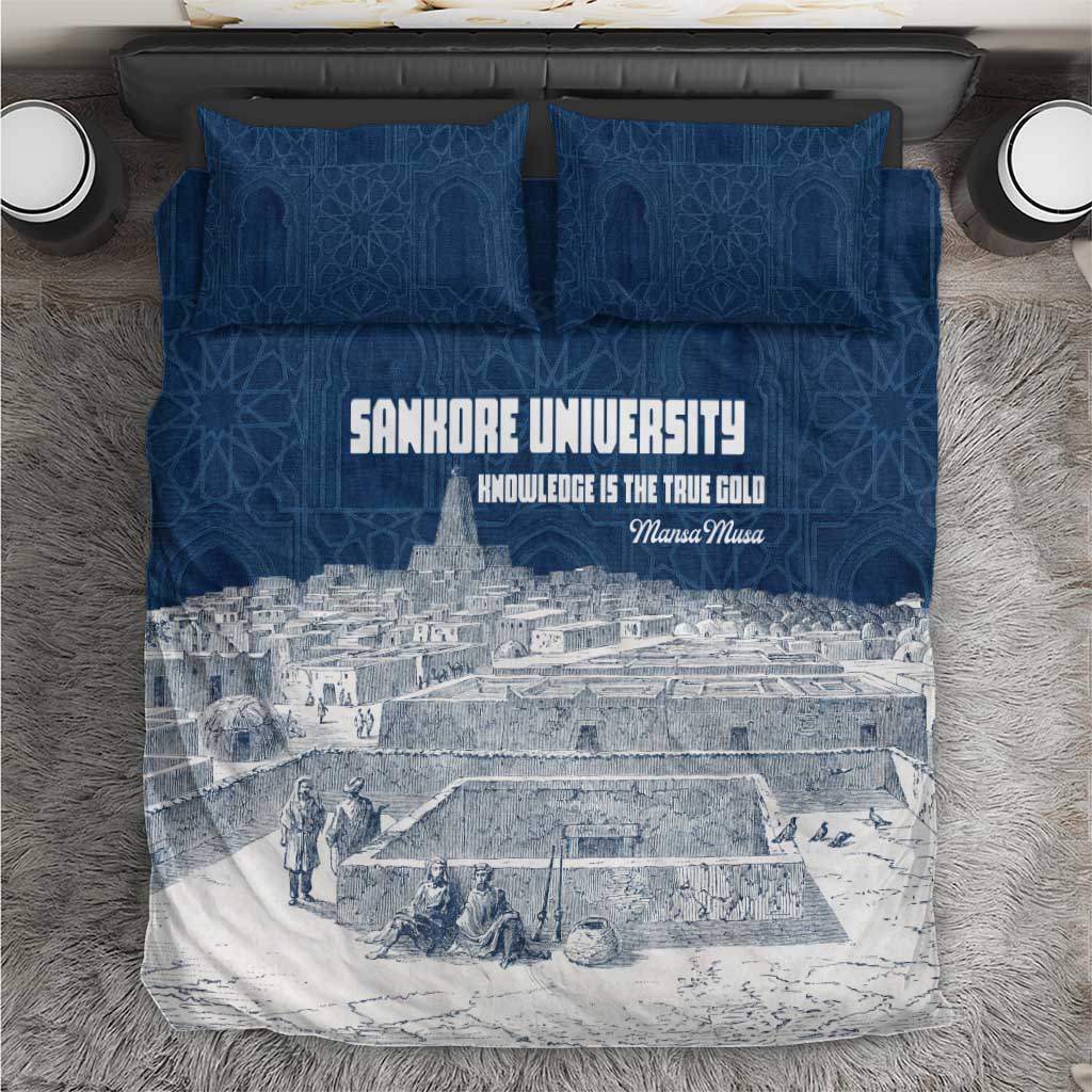 Mansa Musa Sankore University Bedding Set Knowledge is the True Gold - African Scholarly Legacy - African Pride