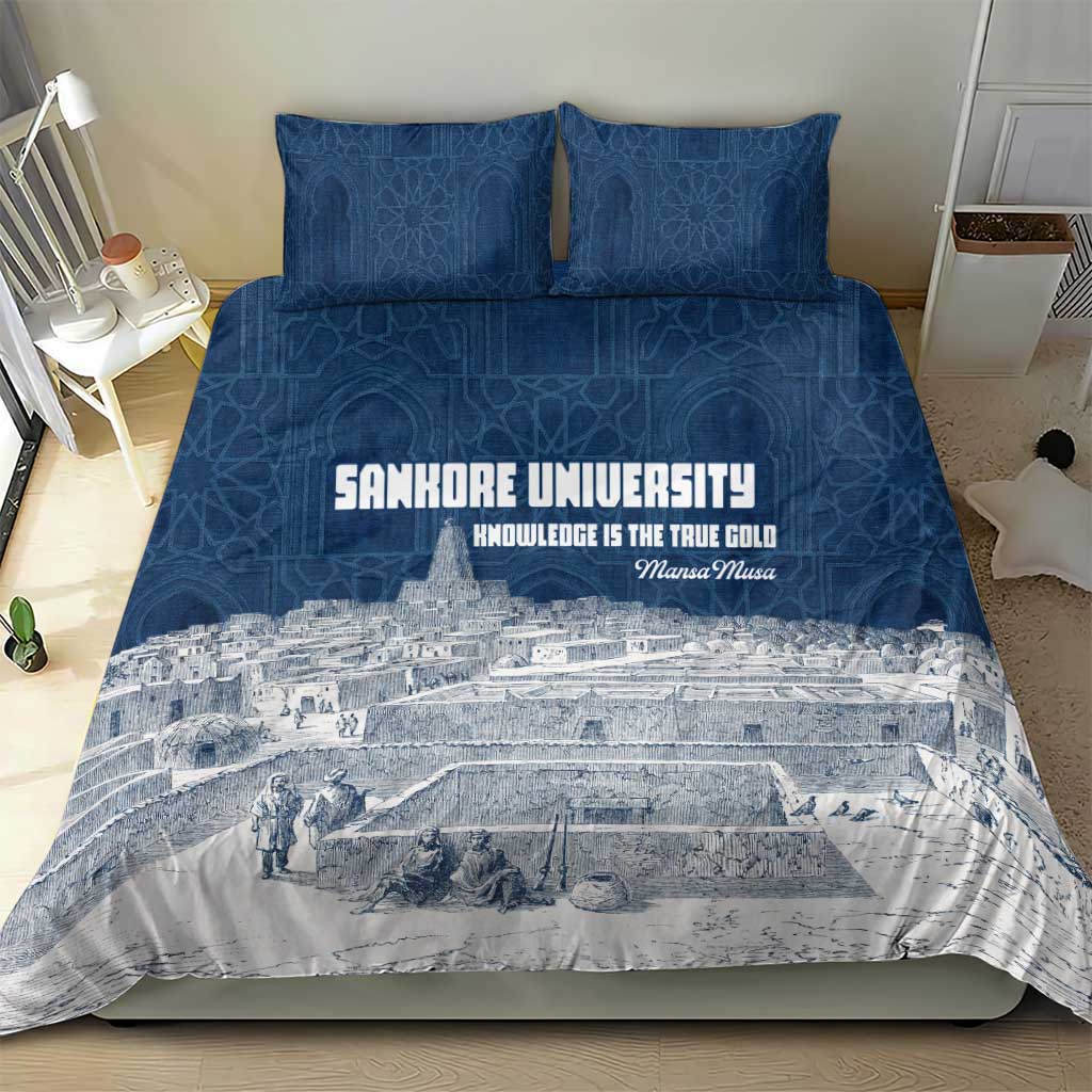 Mansa Musa Sankore University Bedding Set Knowledge is the True Gold - African Scholarly Legacy - African Pride