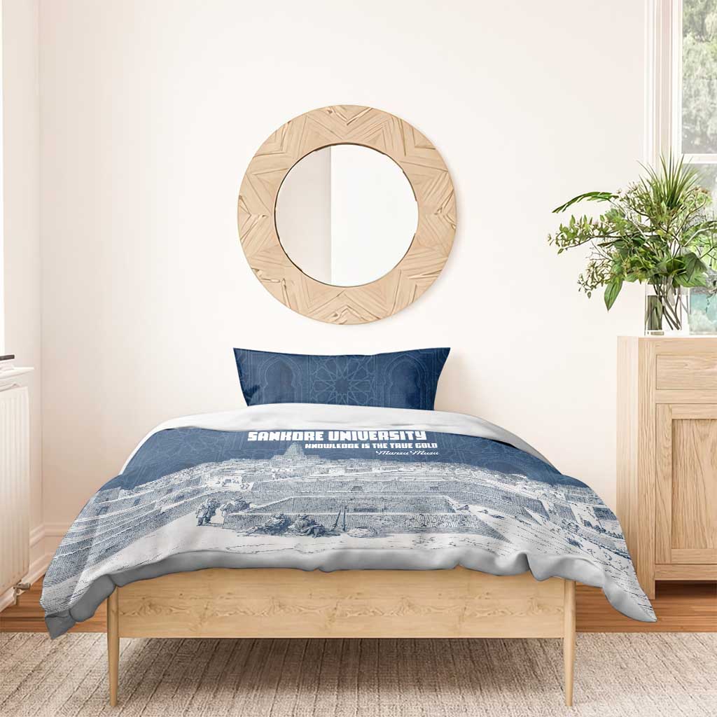 Mansa Musa Sankore University Bedding Set Knowledge is the True Gold - African Scholarly Legacy - African Pride