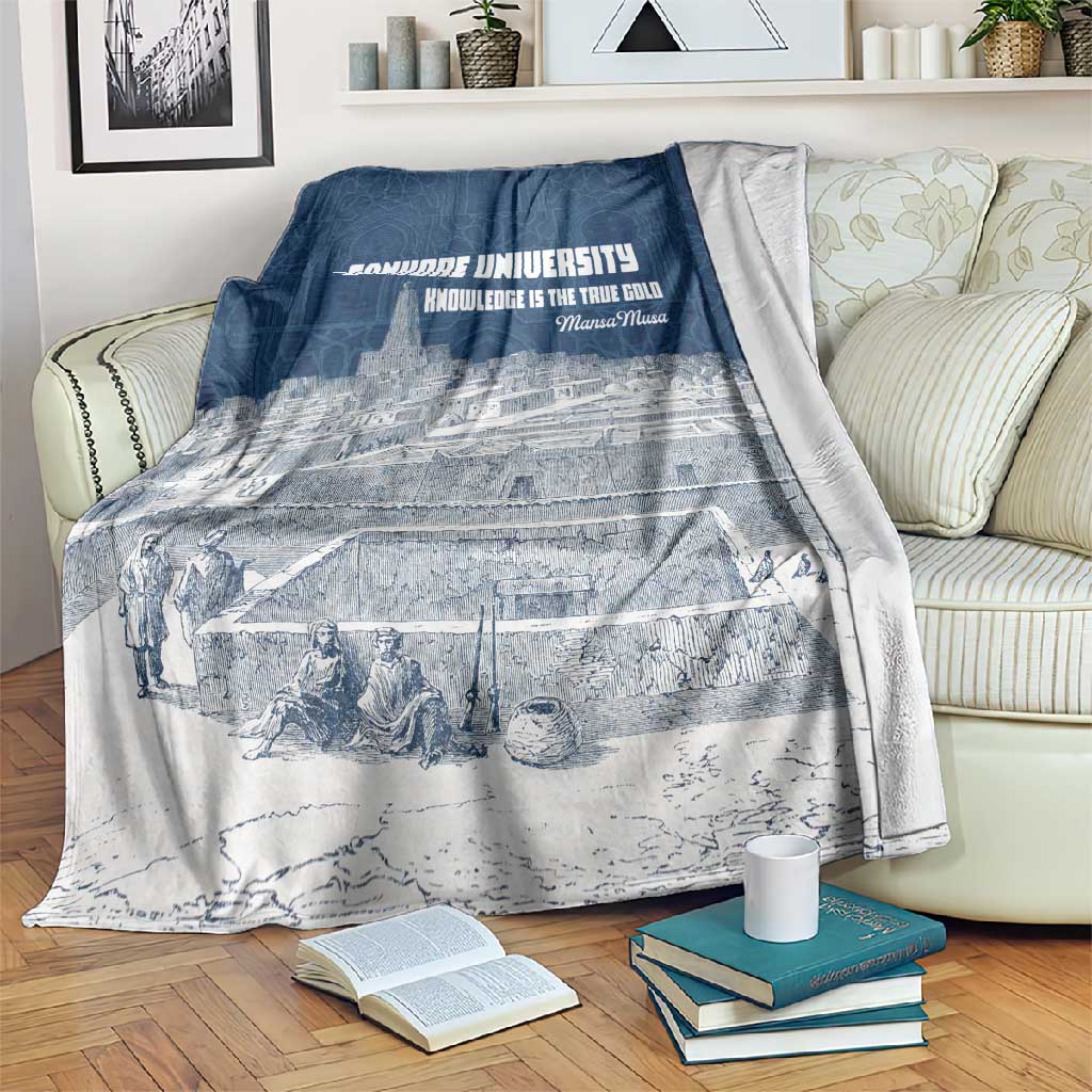 Mansa Musa Sankore University Blanket Knowledge is the True Gold - African Scholarly Legacy - African Pride