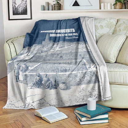 Mansa Musa Sankore University Blanket Knowledge is the True Gold - African Scholarly Legacy - African Pride