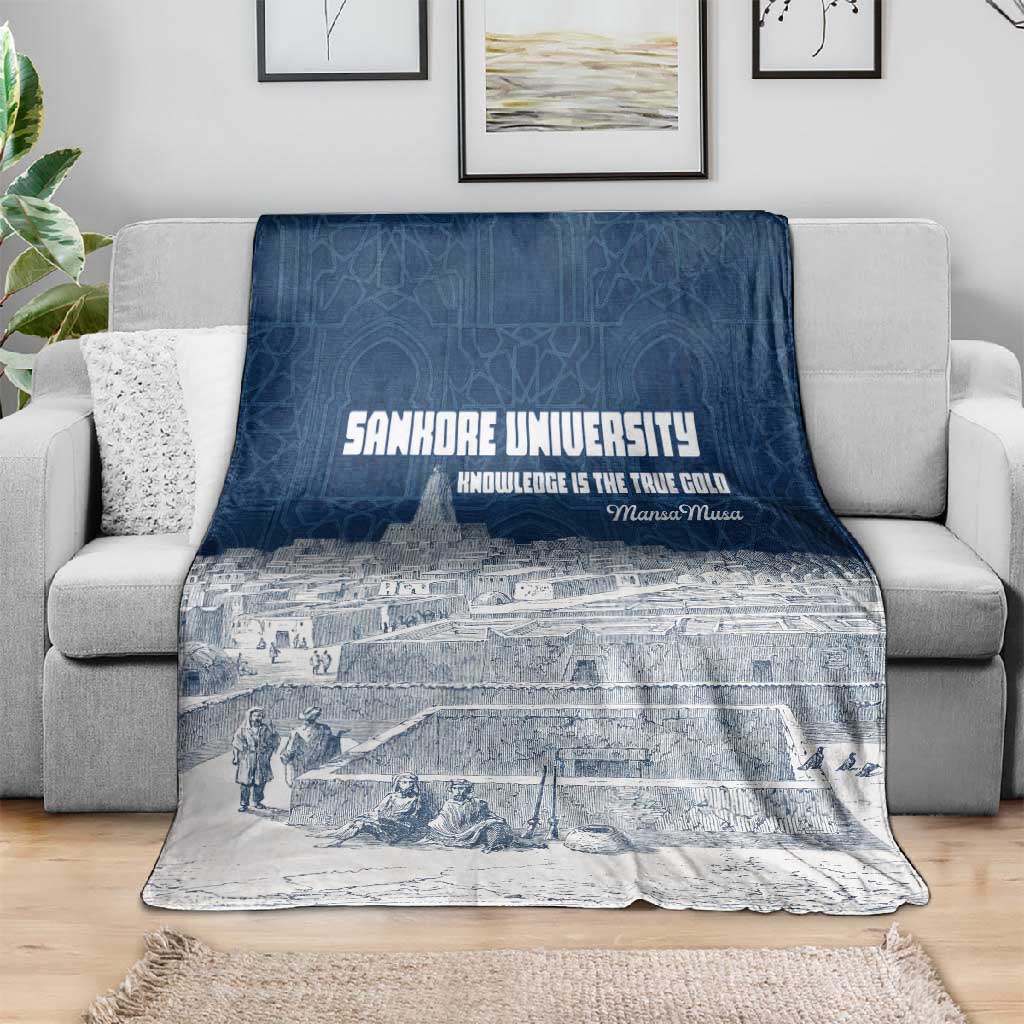 Mansa Musa Sankore University Blanket Knowledge is the True Gold - African Scholarly Legacy - African Pride