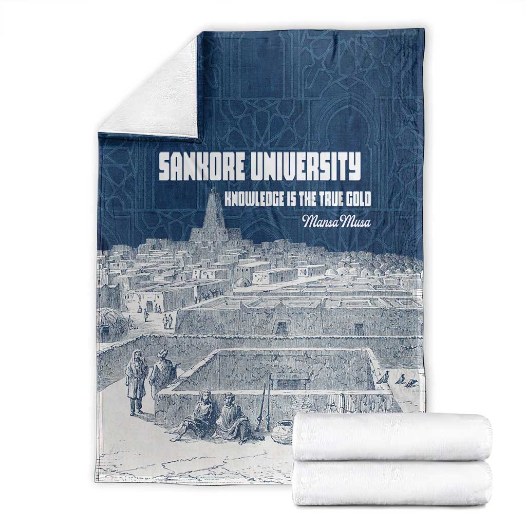 Mansa Musa Sankore University Blanket Knowledge is the True Gold - African Scholarly Legacy - African Pride