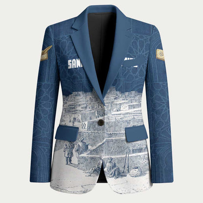 Mansa Musa Sankore University Blazer Knowledge is the True Gold - African Scholarly Legacy - African Pride