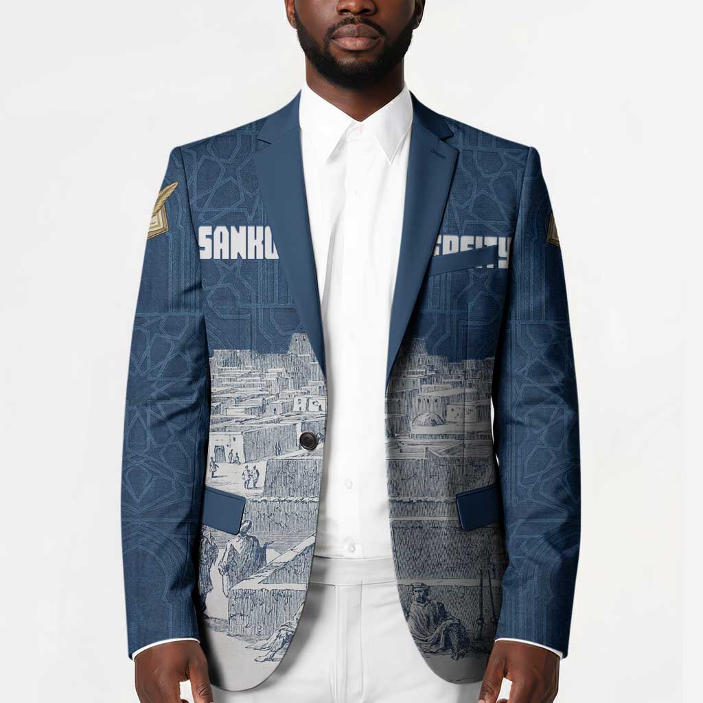 Mansa Musa Sankore University Blazer Knowledge is the True Gold - African Scholarly Legacy - African Pride
