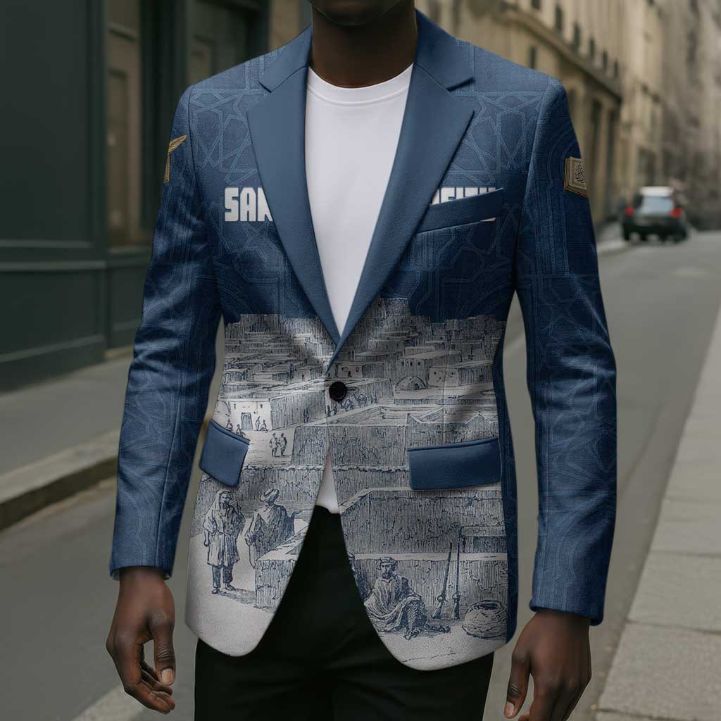 Mansa Musa Sankore University Blazer Knowledge is the True Gold - African Scholarly Legacy - African Pride