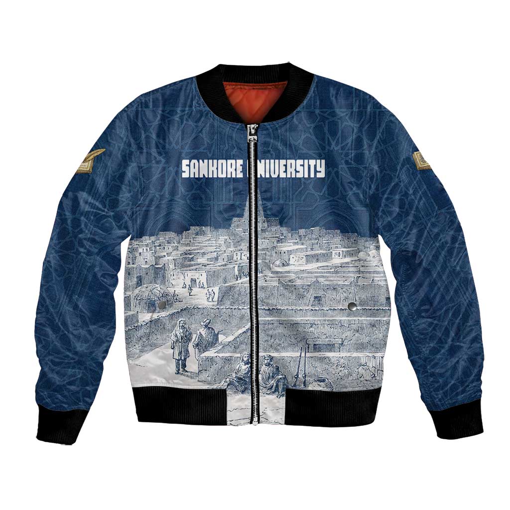 Mansa Musa Sankore University Bomber Jacket Knowledge is the True Gold - African Scholarly Legacy - African Pride
