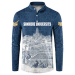 Mansa Musa Sankore University Button Sweatshirt Knowledge is the True Gold - African Scholarly Legacy
