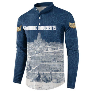 Mansa Musa Sankore University Button Sweatshirt Knowledge is the True Gold - African Scholarly Legacy