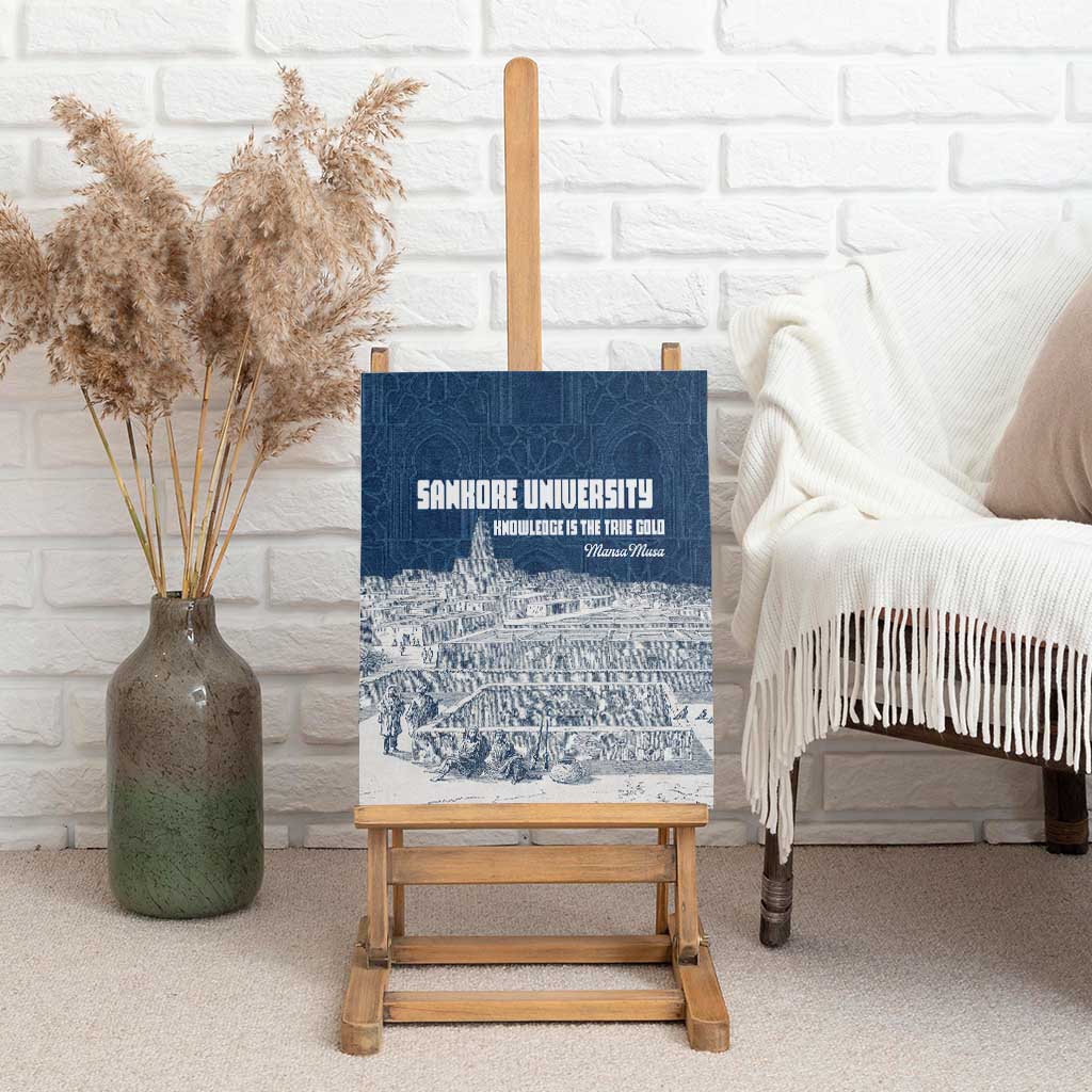 Mansa Musa Sankore University Canvas Wall Art Knowledge is the True Gold - African Scholarly Legacy - African Pride