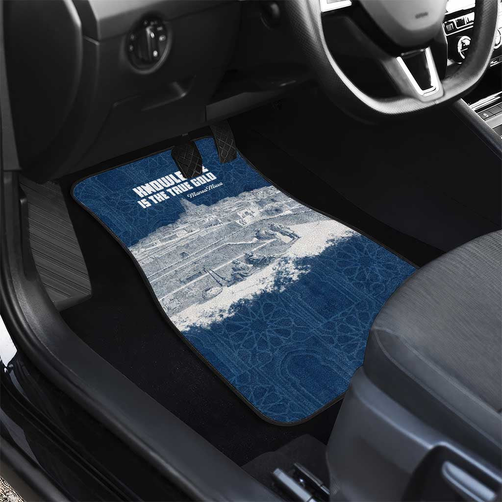 Mansa Musa Sankore University Car Mats Knowledge is the True Gold - African Scholarly Legacy - African Pride