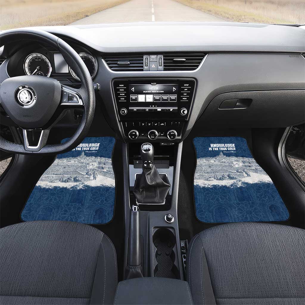 Mansa Musa Sankore University Car Mats Knowledge is the True Gold - African Scholarly Legacy - African Pride