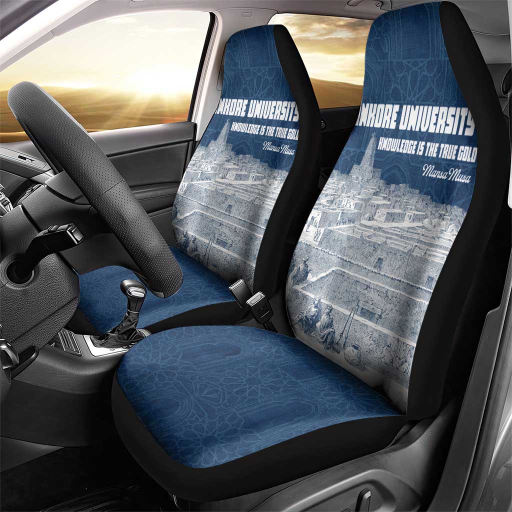 Mansa Musa Sankore University Car Seat Cover Knowledge is the True Gold - African Scholarly Legacy - African Pride