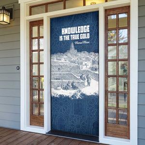 Mansa Musa Sankore University Door Cover Knowledge is the True Gold - African Scholarly Legacy - African Pride
