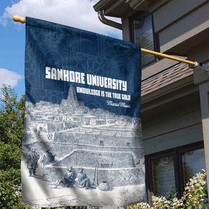 Mansa Musa Sankore University Garden Flag Knowledge is the True Gold - African Scholarly Legacy - African Pride