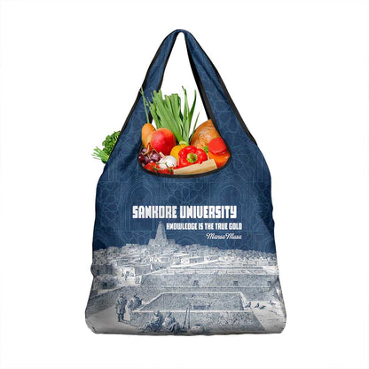 Mansa Musa Sankore University Grocery Bag Knowledge is the True Gold - African Scholarly Legacy - African Pride