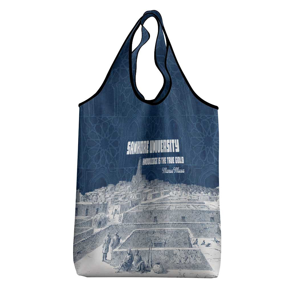Mansa Musa Sankore University Grocery Bag Knowledge is the True Gold - African Scholarly Legacy - African Pride